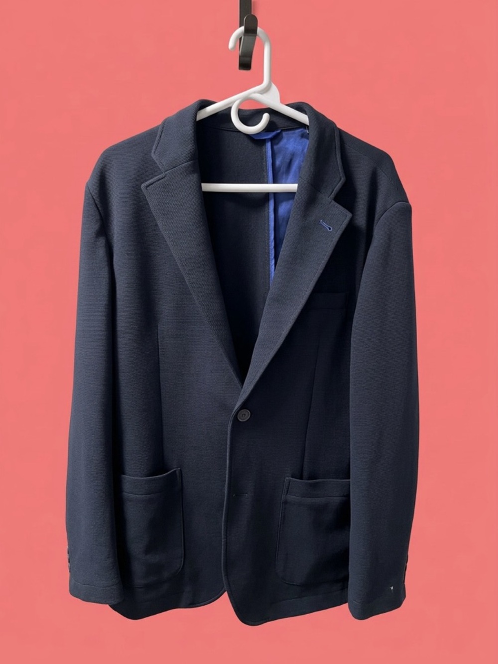 Vince Camuto Men's Navy Single-Breasted Sports Blazer